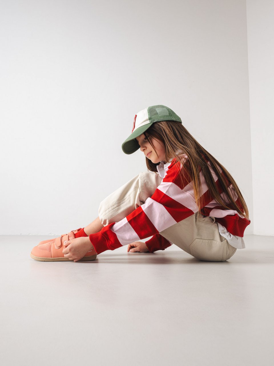 Kinder Barfuß Sneakers Be Lenka Bounty Kids - Coral Pink