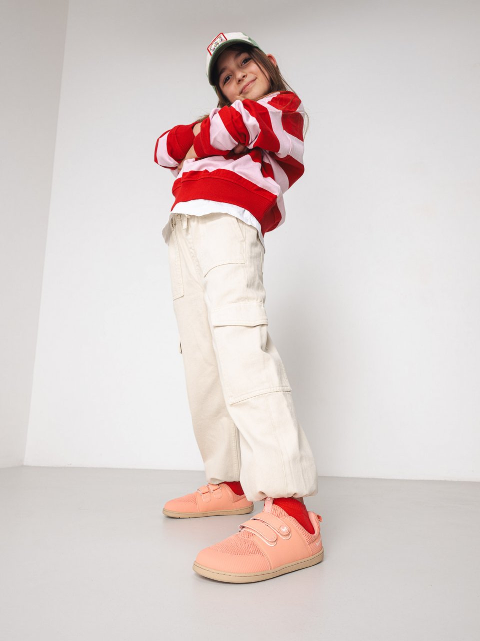 Kinder Barfuß Sneakers Be Lenka Bounty Kids - Coral Pink