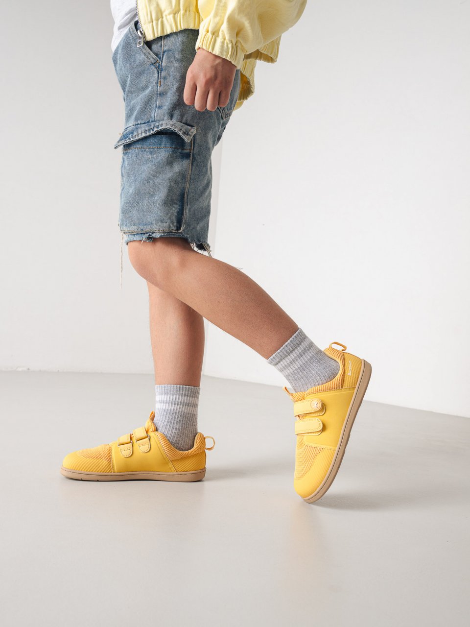 Barefoot zapatillas de niños Be Lenka Bounty Kids - Yellow