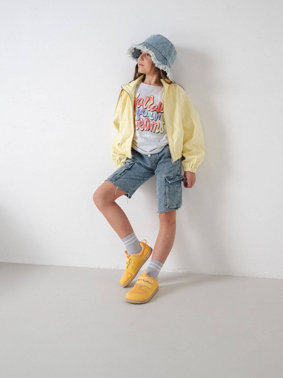 Barefoot zapatillas de niños Be Lenka Bounty Kids - Yellow