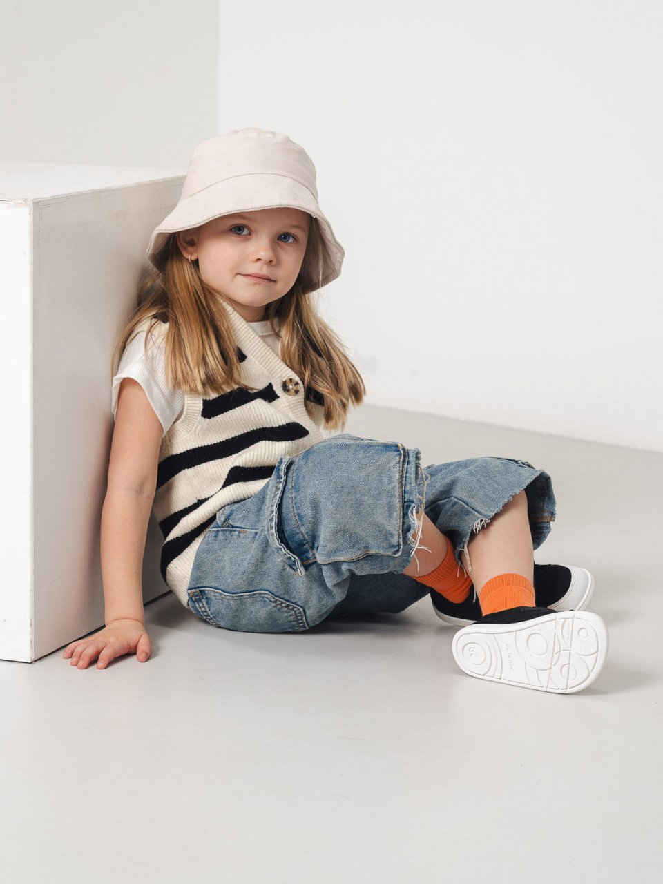 Barefoot scarpe sportive bambini Be Lenka Canvi Preschool - Black & White