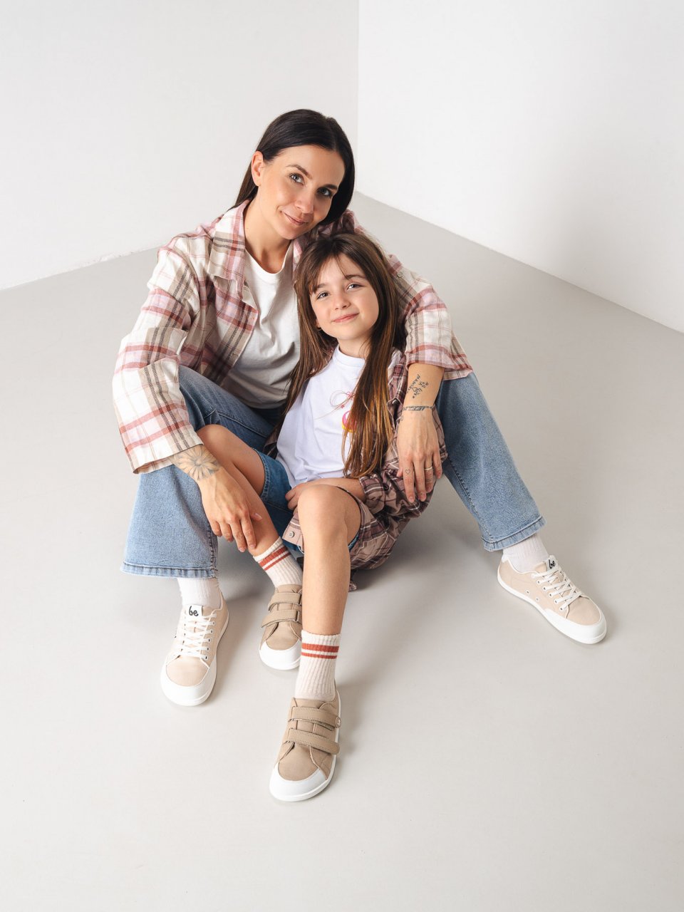 Kinder Barfuß Sneakers Be Lenka Canvi Kids - Light Brown