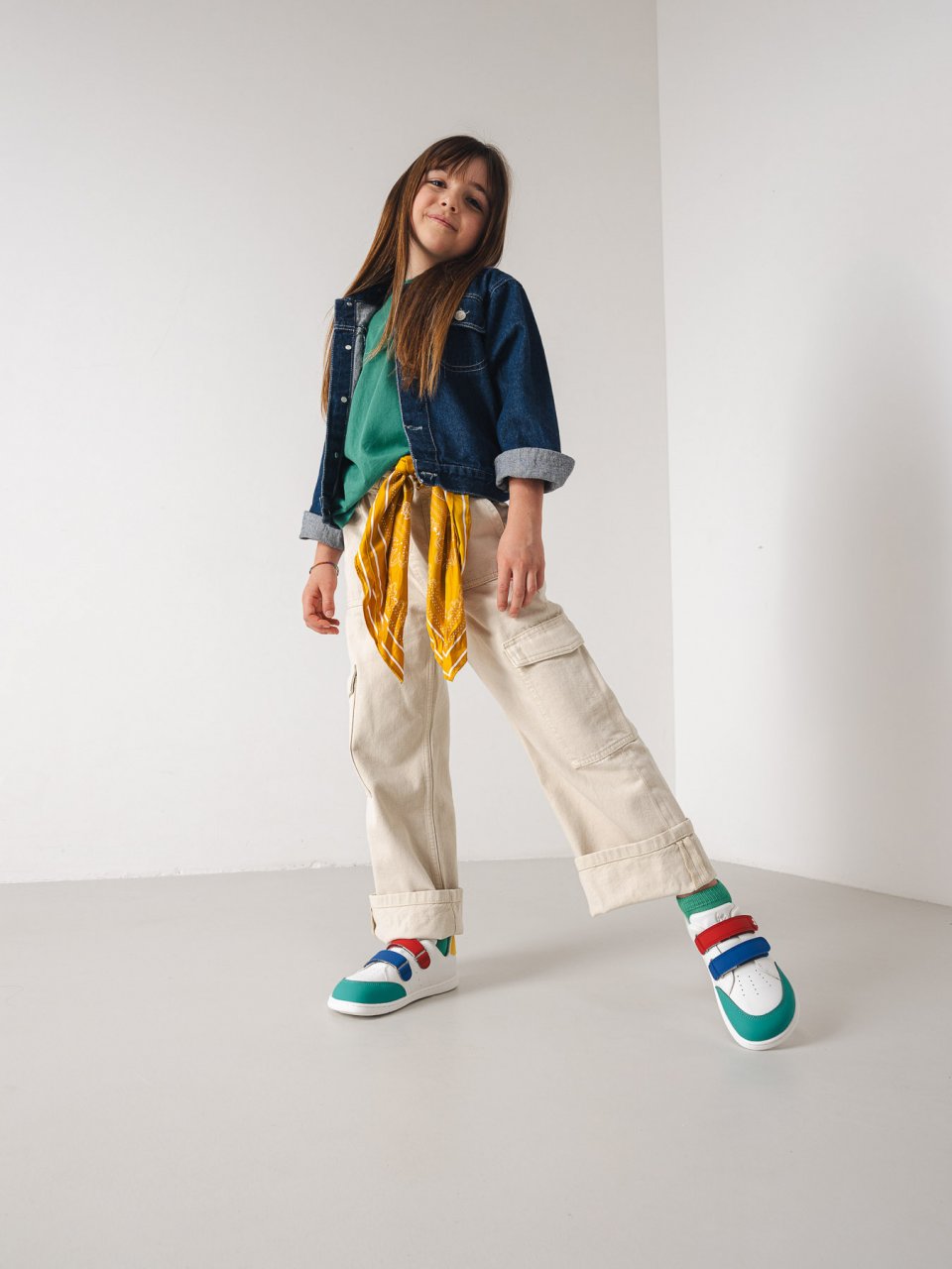 Detské barefoot tenisky Be Lenka Energise Kids - White & Multicolour