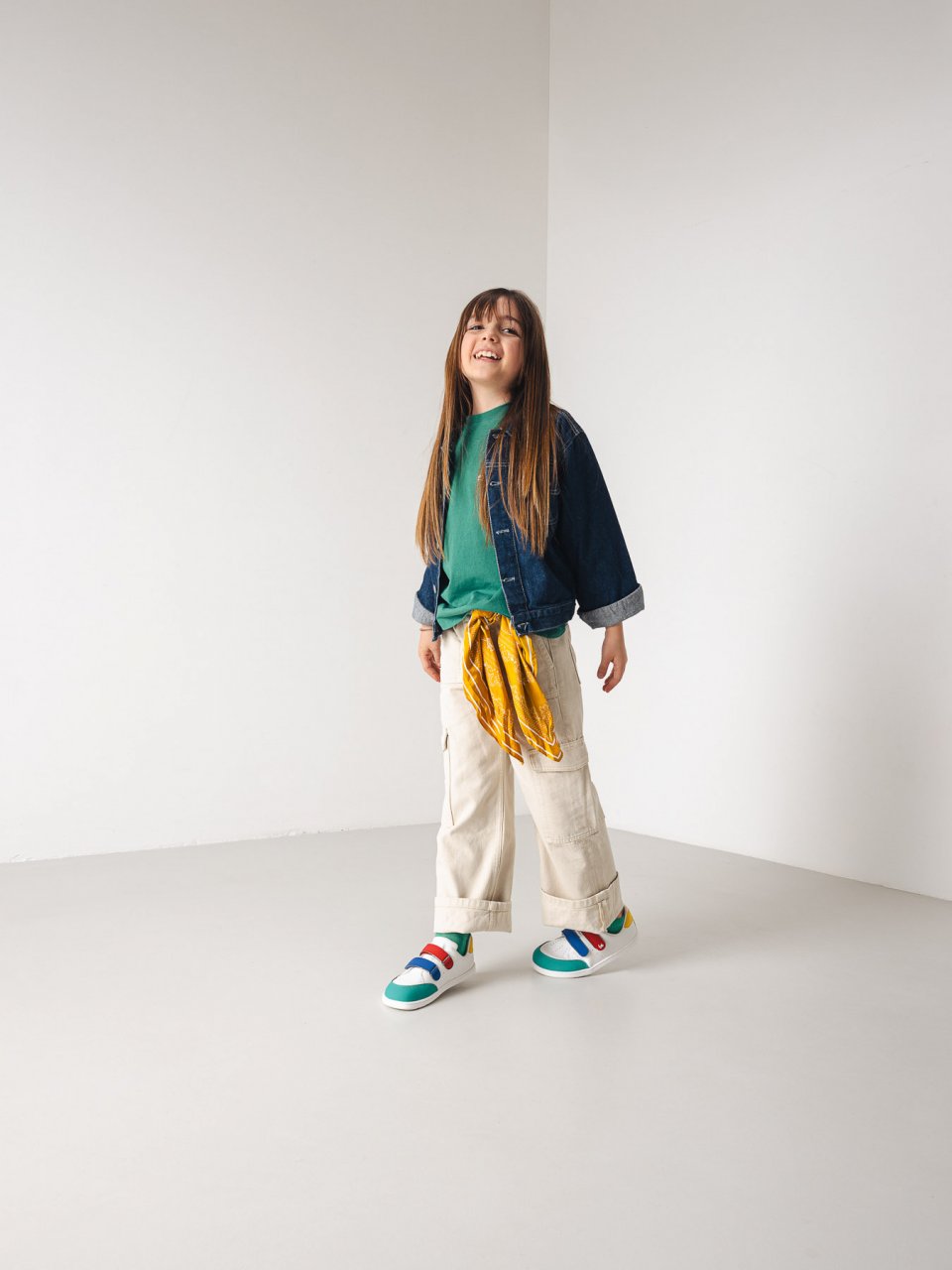 Detské barefoot tenisky Be Lenka Energise Kids - White & Multicolour