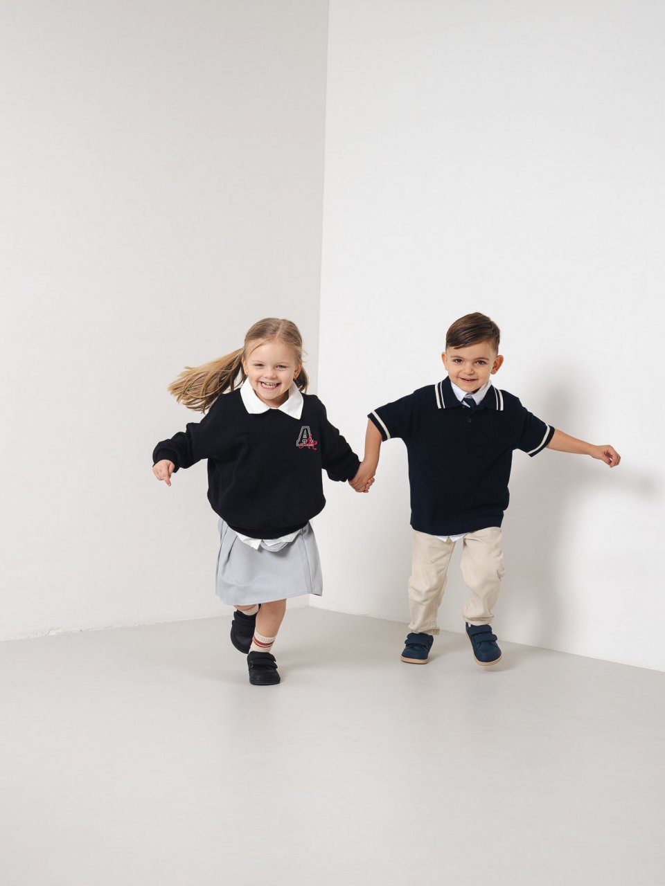 Baskets enfants barefoot Be Lenka Energise Preschool - All Black