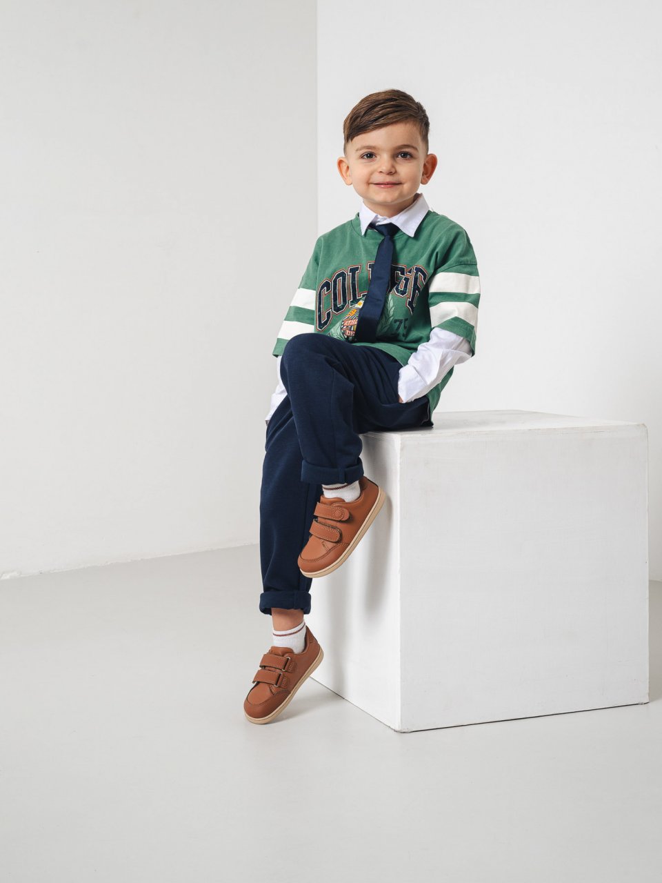 Detské barefoot tenisky Be Lenka Energise Preschool - Brown