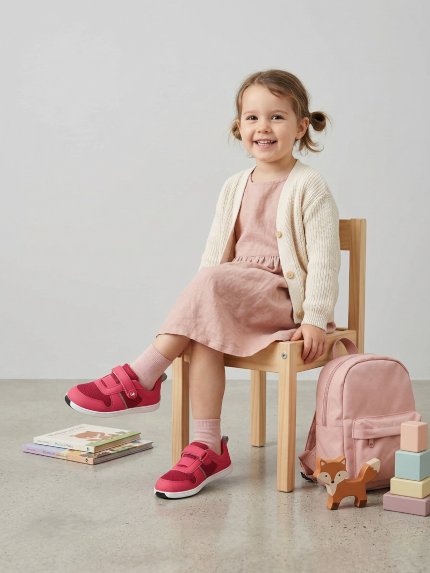 Kinder Barfuß Sneakers Be Lenka Glade Preschool - Dark Pink