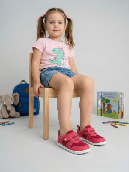 Kinder Barfuß Sneakers Be Lenka Glade Preschool - Dark Pink