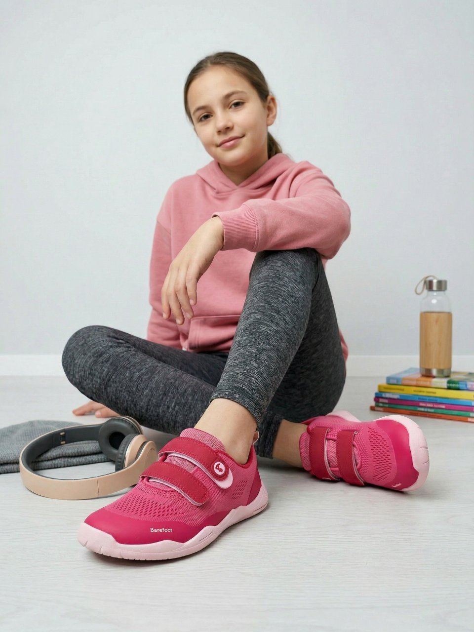 Kinder Barfuß Sneakers Be Lenka Nubo Junior - Pink