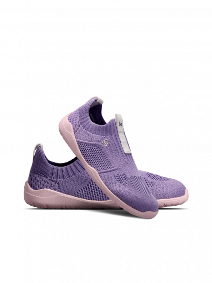 Kids Barefoot Slip-on Shoes Be Lenka Luppo Kids - Lilac & Pink