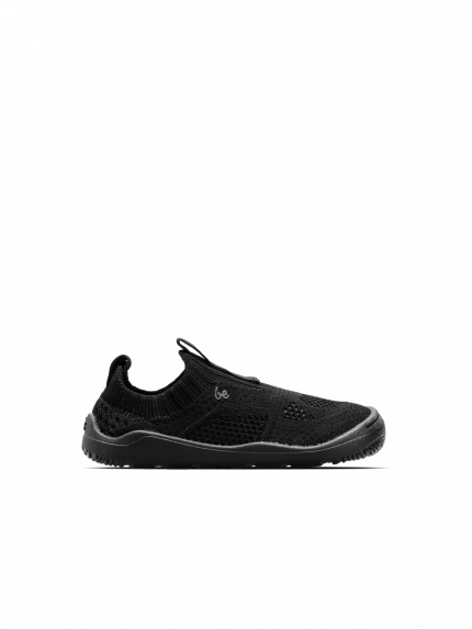 Kids Barefoot Slip-on Shoes Be Lenka Luppo Preschool - All Black