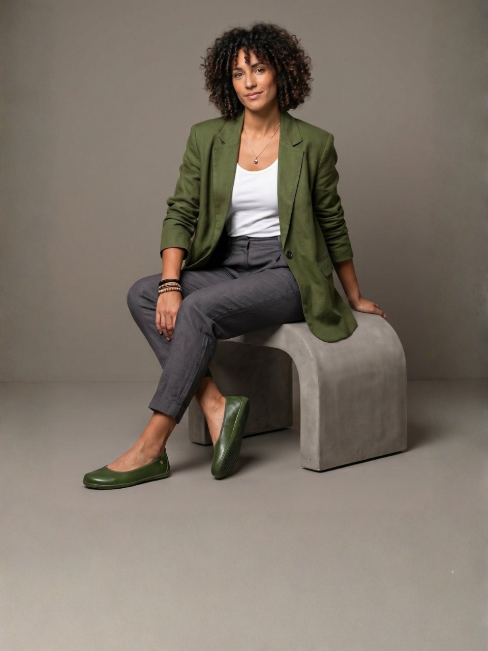 Ballet Flats Be Lenka Sophelia - Olive Green