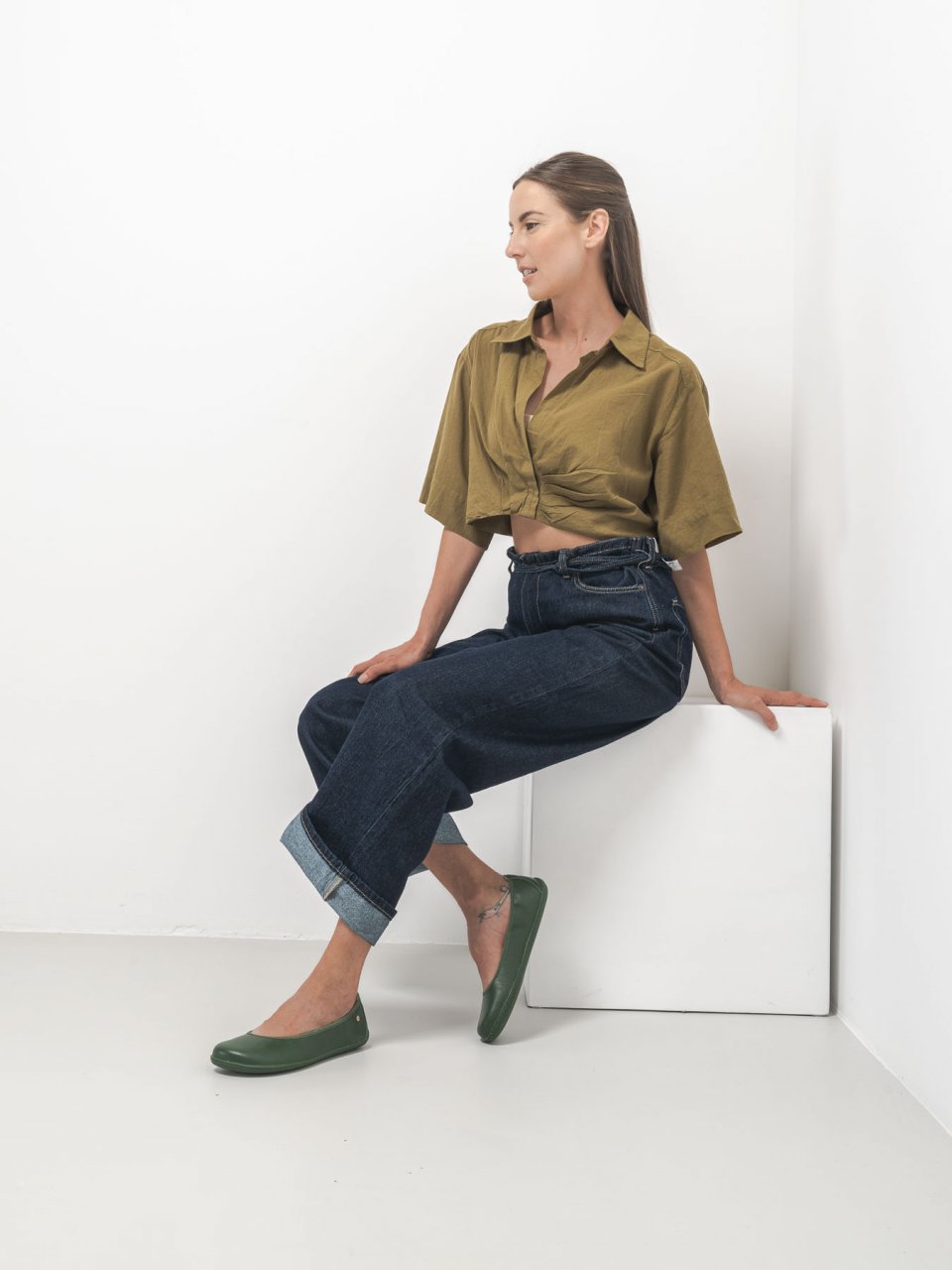 Ballet Flats Be Lenka Sophelia - Olive Green