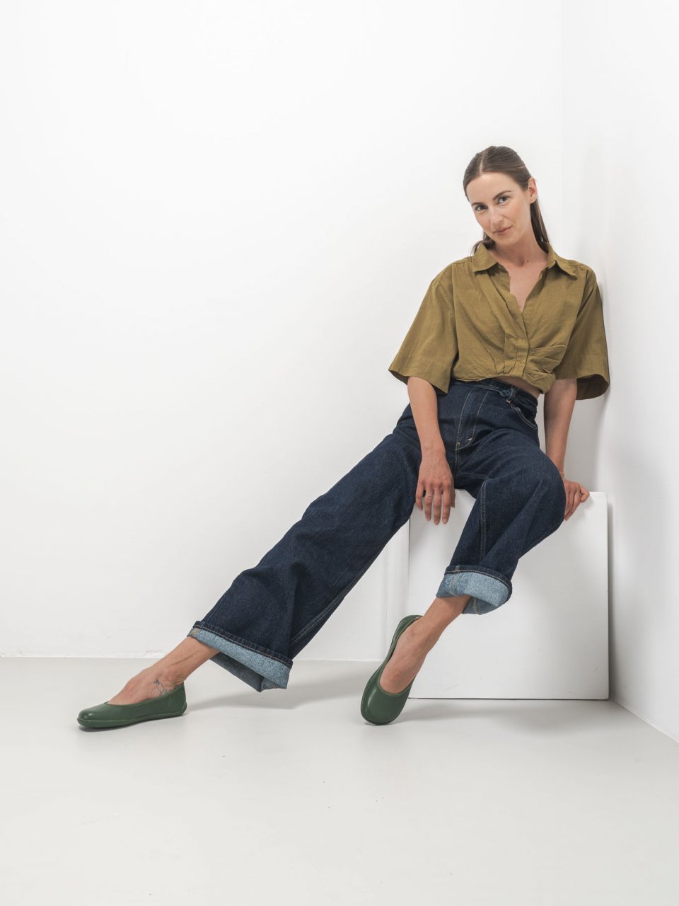 Ballet Flats Be Lenka Sophelia - Olive Green