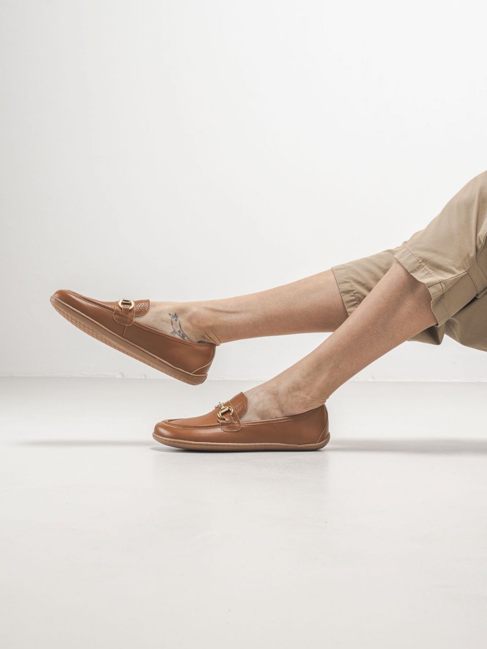 Barefoot Moccasins Be Lenka Divella - Biscuit