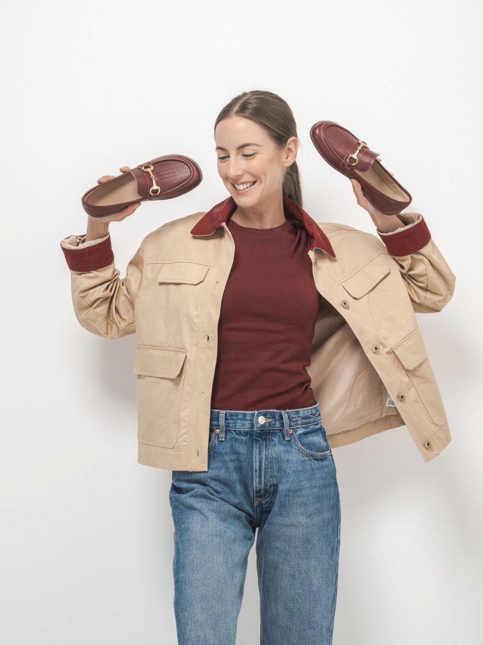 Barefoot Moccasins Be Lenka Divella - Burgundy
