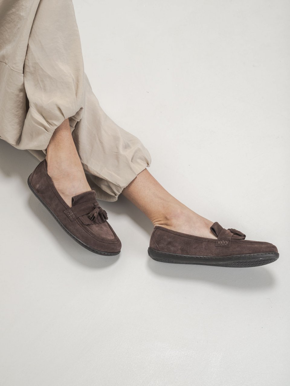 Barefoot Moccasins Be Lenka Fiorela - Chocolate