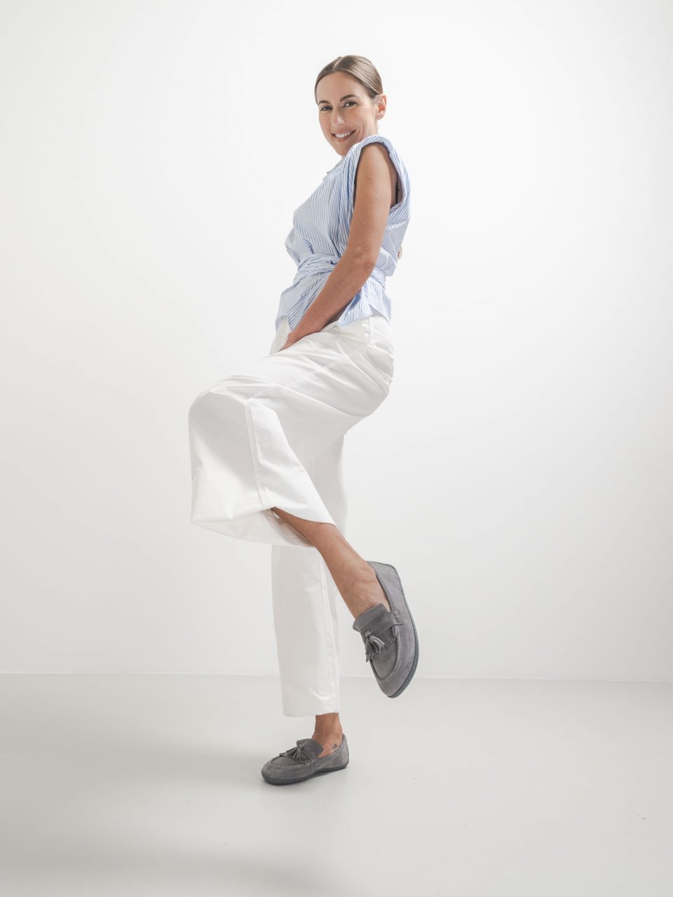 Barefoot Moccasins Be Lenka Fiorela - Grey