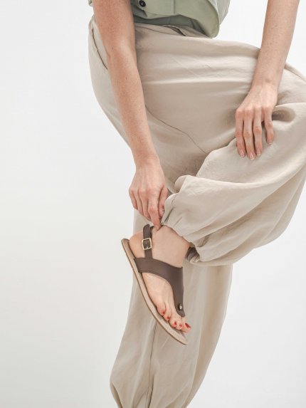 Sandały barefoot - Be Lenka Promenade 2.0 - Dark Brown