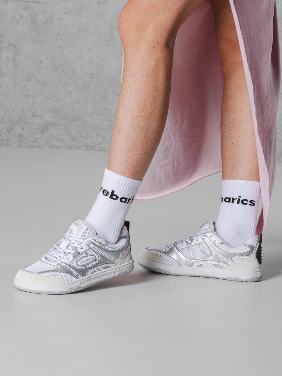 Trampki barefoot Barebarics Dropsta - Silver & White