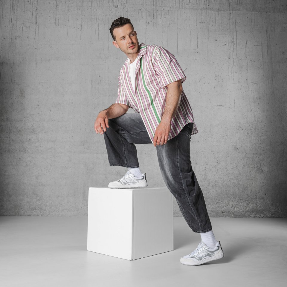 Barefoot Sneakers Barebarics Dropsta - Silver & White