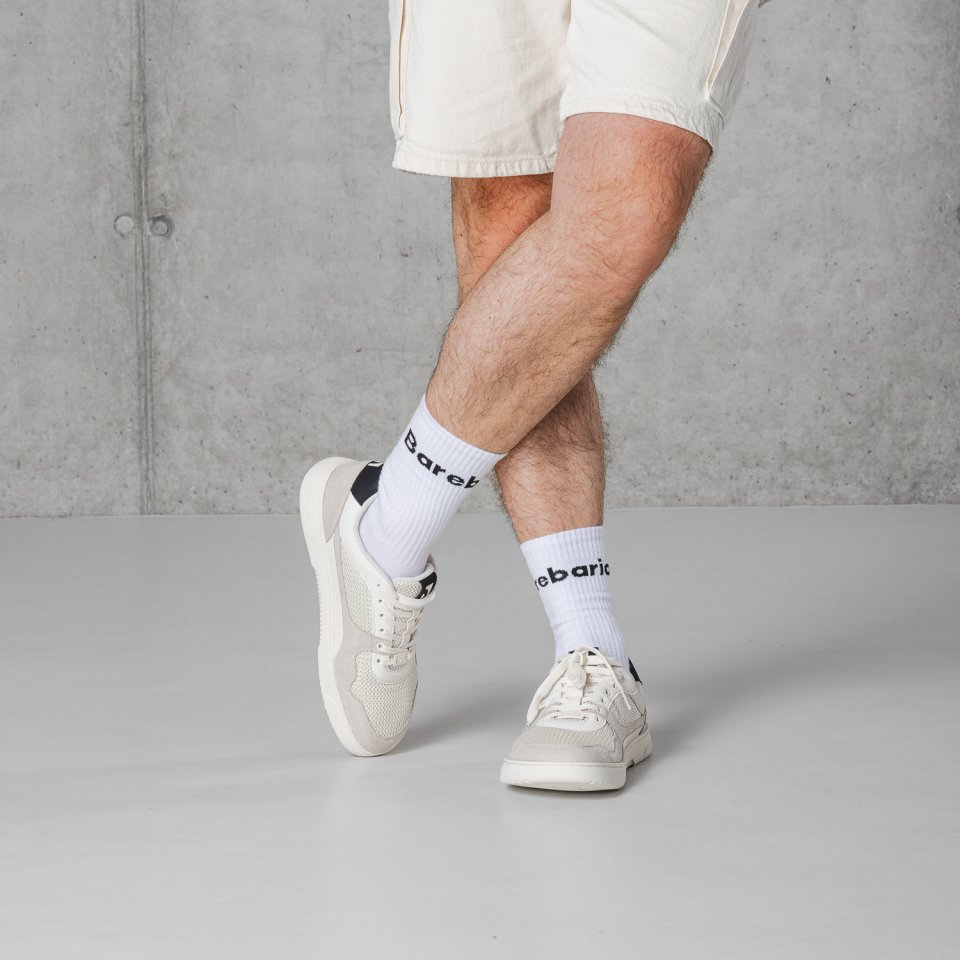 Barefoot Sneakers Barebarics Zing - Fresh - White & Beige