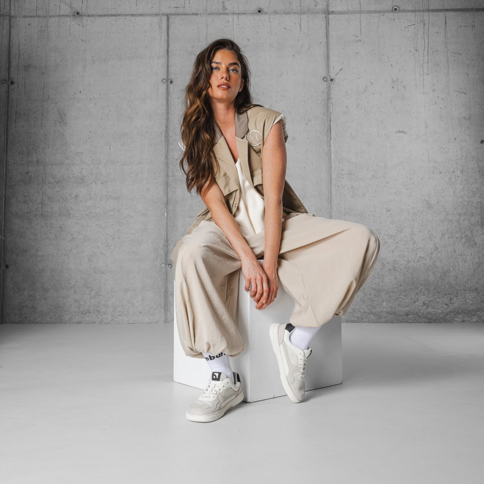 Barefoot Sneakers Barebarics Zing - Fresh - White & Beige