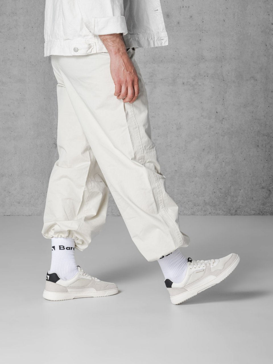 Barefoot Sneakers Barebarics Zing - Fresh - White & Beige