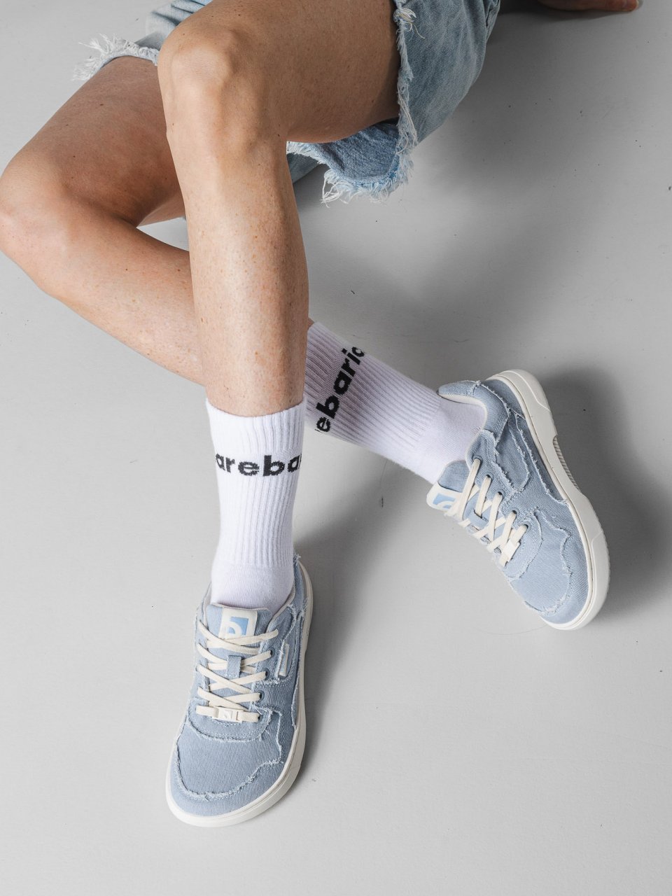 Barefoot Sneakers Barebarics Zing Denim - Light Blue