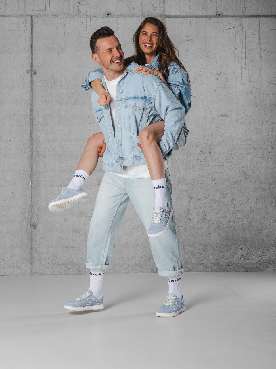Barefoot Sneakers Barebarics Zing Denim - Light Blue