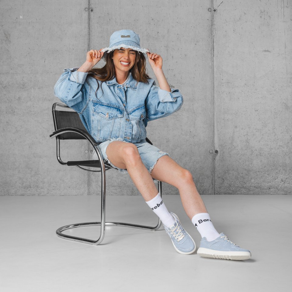 Barefoot Sneakers Barebarics Zing Denim - Light Blue