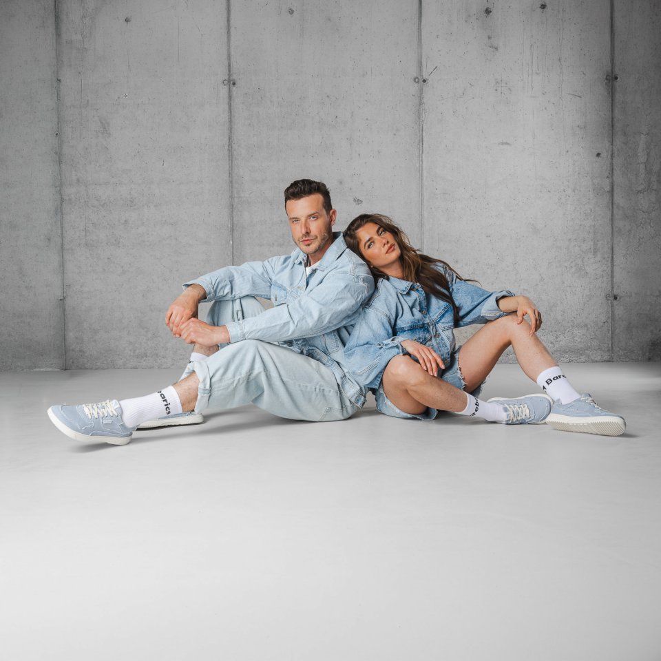 Barefoot Sneakers Barebarics Zing Denim - Light Blue