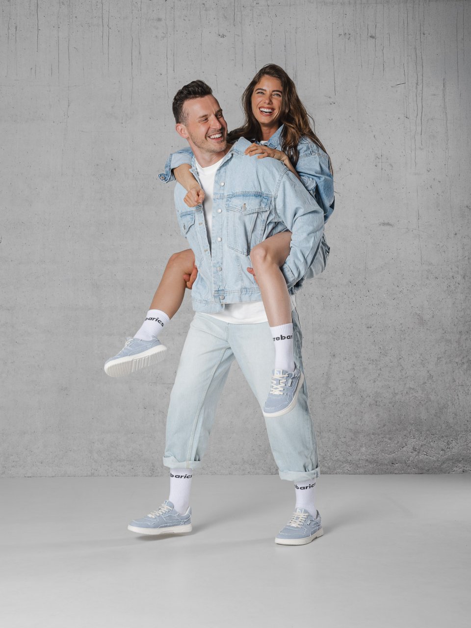Barefoot tornacipő Barebarics Zing Denim - Light Blue