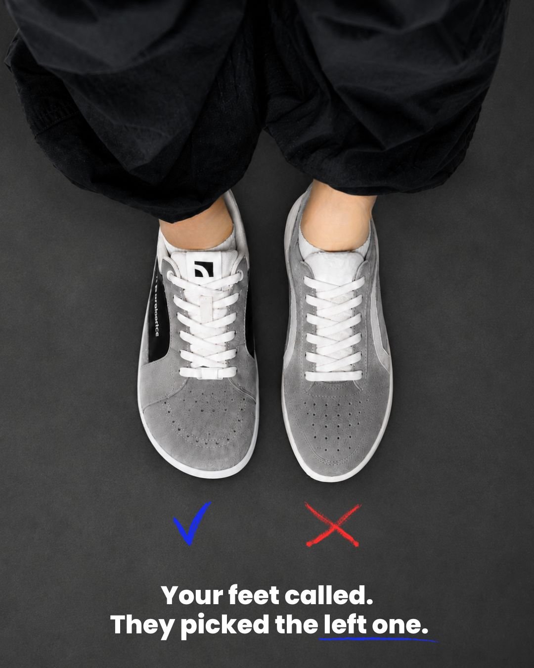 Your feet know things.

Like w