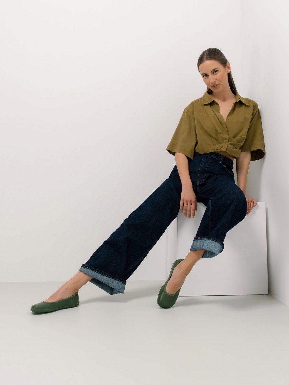 Ballet Flats Be Lenka Sophelia - Olive Green