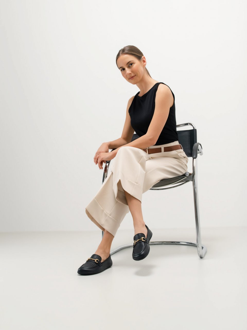 Barefoot Mocassins Be Lenka Divella - Black & Gold