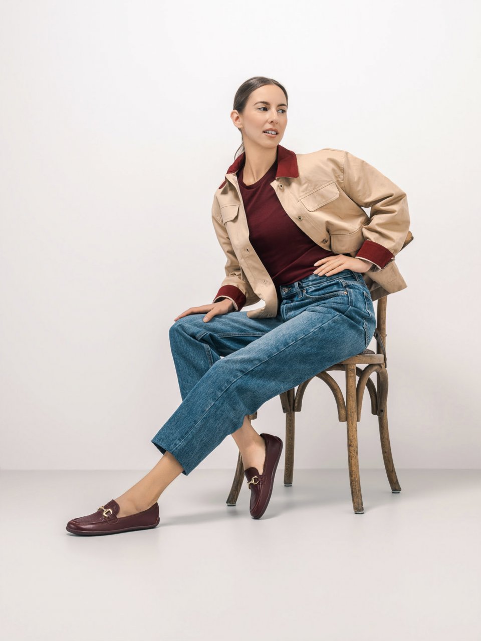 Barefoot Mocassins Be Lenka Divella - Burgundy
