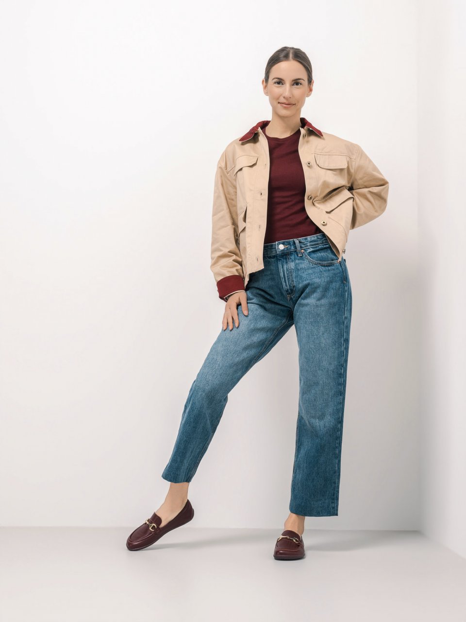 Barefoot Mocassins Be Lenka Divella - Burgundy