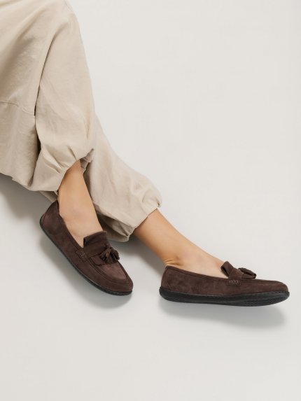 Barefoot mokasíny Be Lenka Fiorela - Chocolate