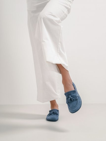 Barefoot mokasíny Be Lenka Fiorela - Soft Blue
