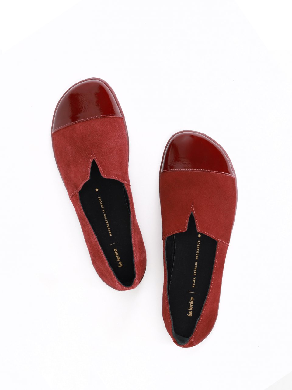 Barefoot Moccasins Be Lenka Rosaluna - Burgundy