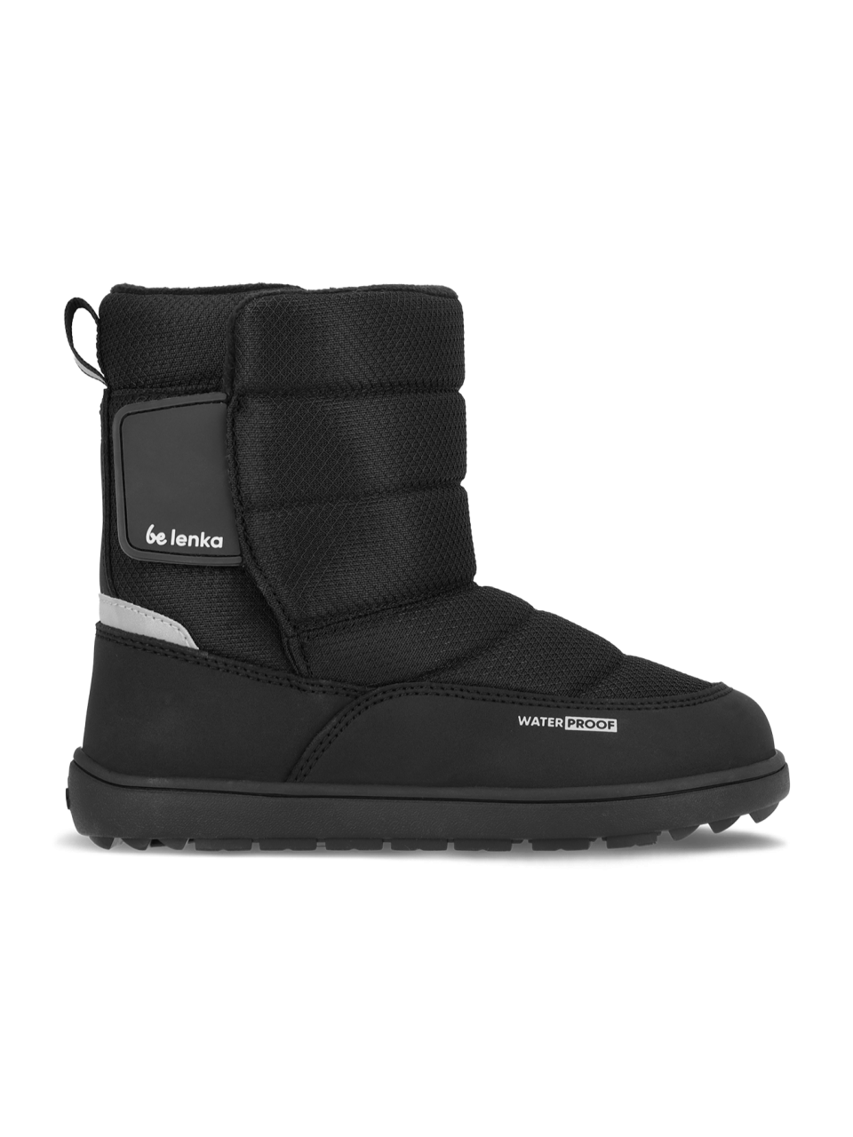 Kids barefoot snow boots Be Lenka Ailo Kids - All Black
