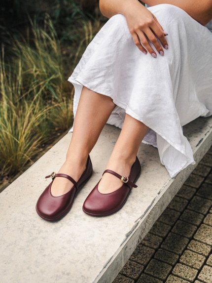 Barfuß-Ballerinas Be Lenka Amalea - Burgundy