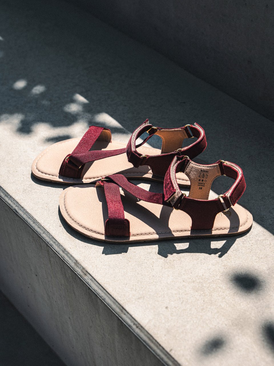 Barefoot Sandals - Be Lenka Flexi 2.0 - Burgundy