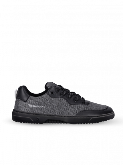 Barefoot Sneakers Barebarics - Kudos - Black & Grey