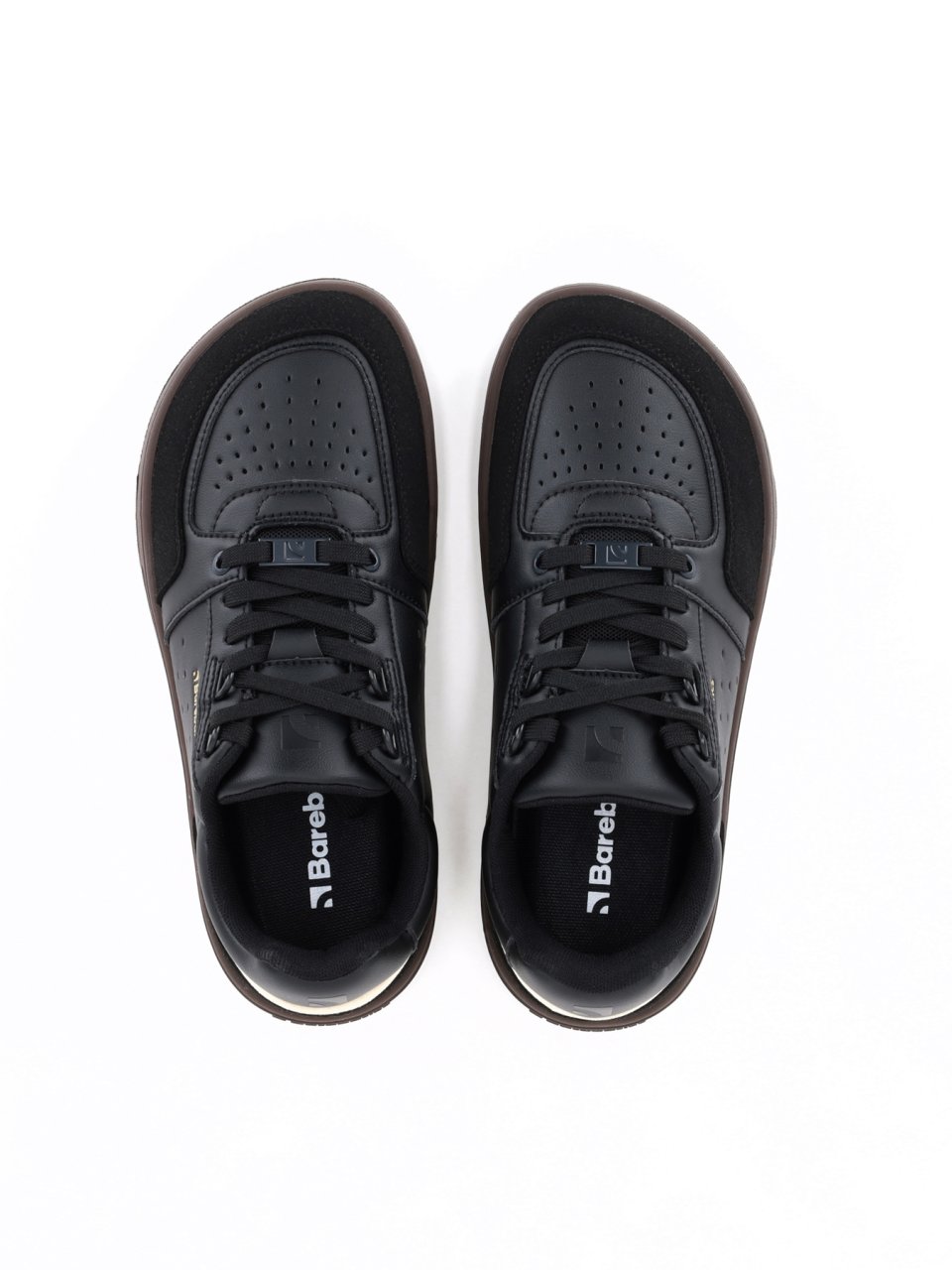Barefoot Sneakers Barebarics Wave 2.0 - Black & Dark Brown