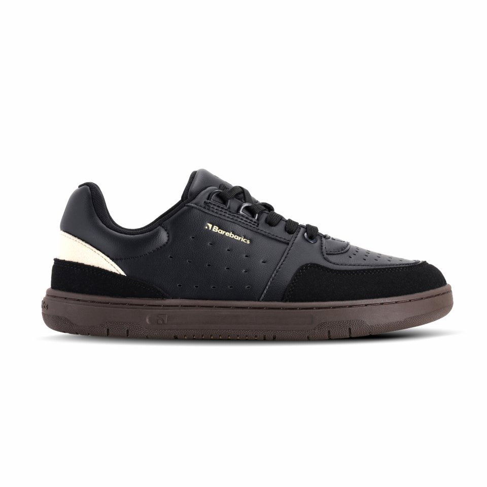 Barefoot Sneakers Barebarics Wave 2.0 - Black & Dark Brown
