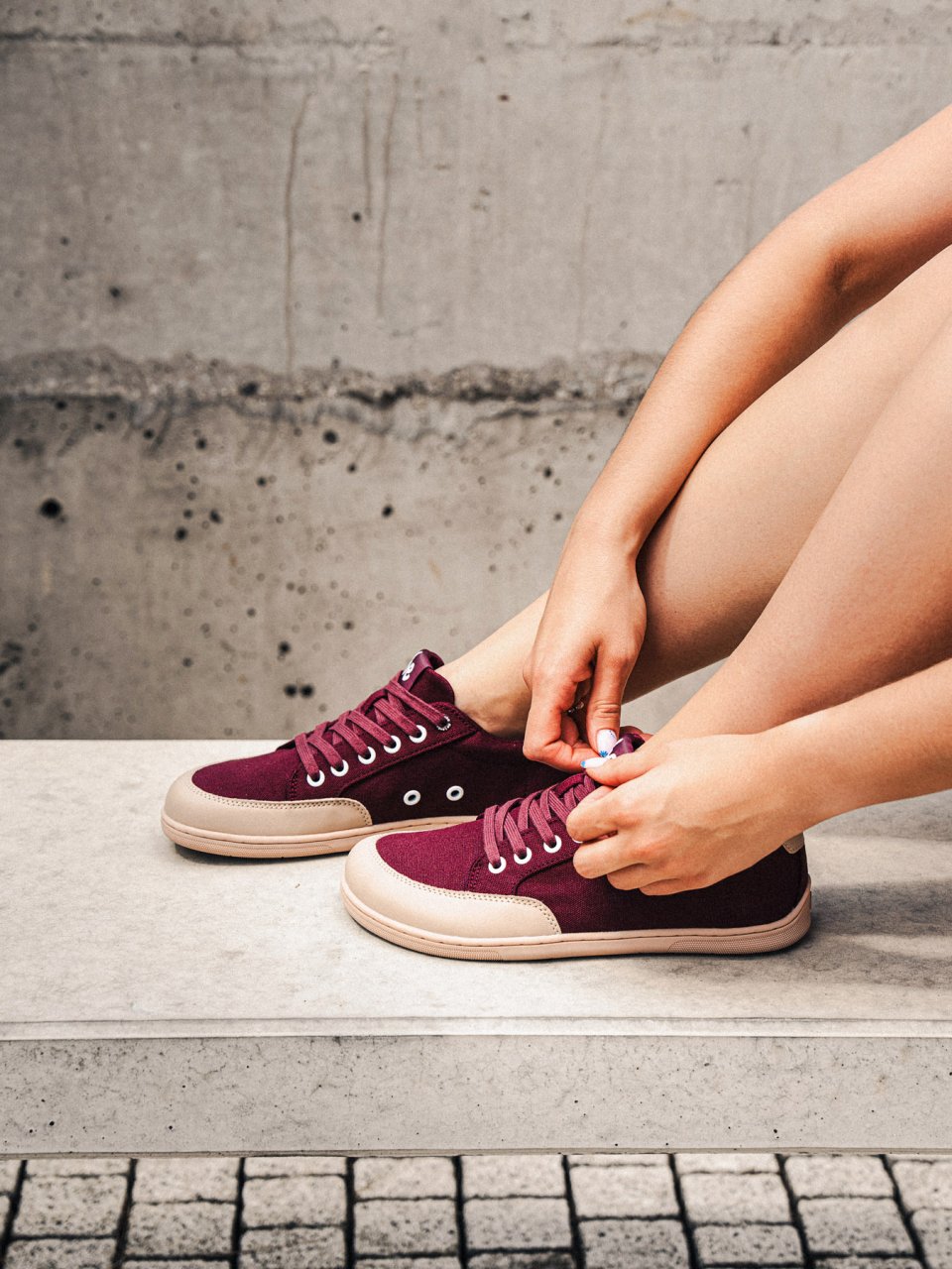 Barefoot Sneakers Be Lenka Rebound - Burgundy