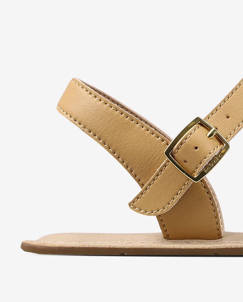 Be Lenka Grace 2.0 - beige, barefoot sandals, buckle detail
