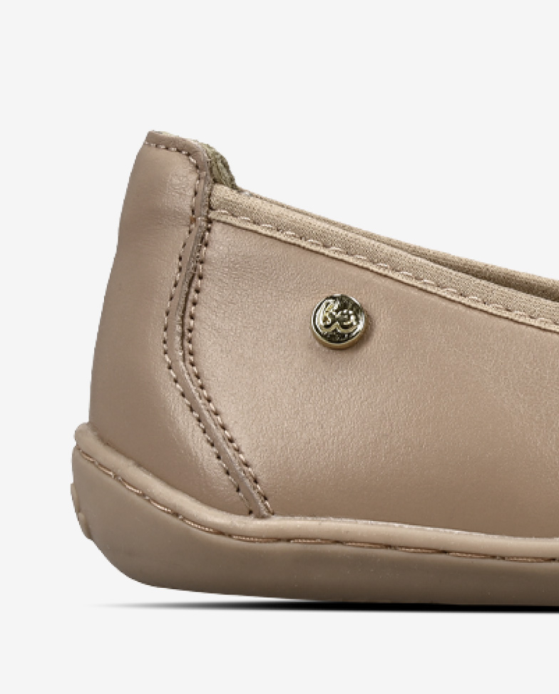 Be Lenka Sophelia - beige, ballerines barefoot, détail du talon